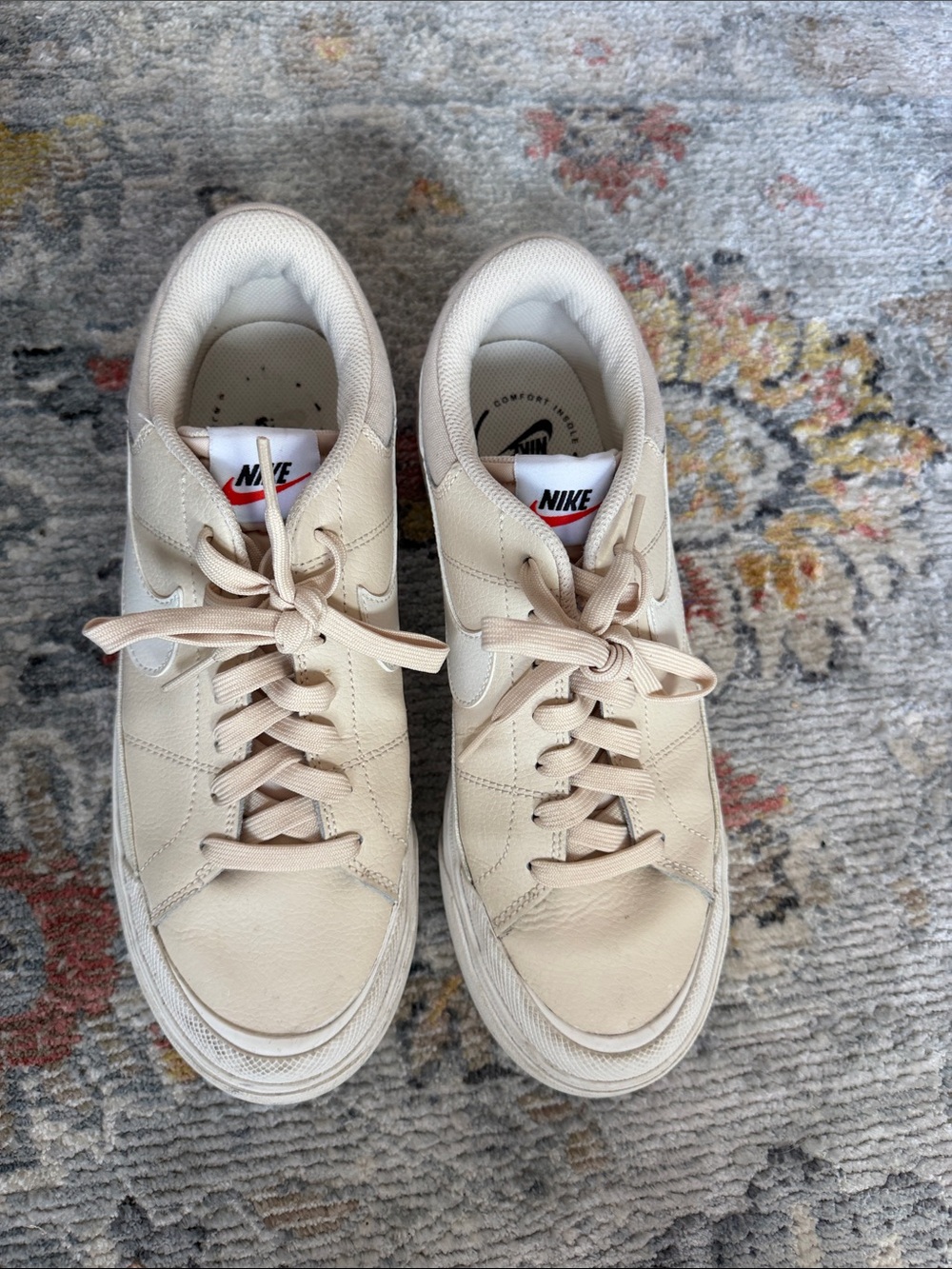 Nike Women’s Cream Low-Top Sneakers